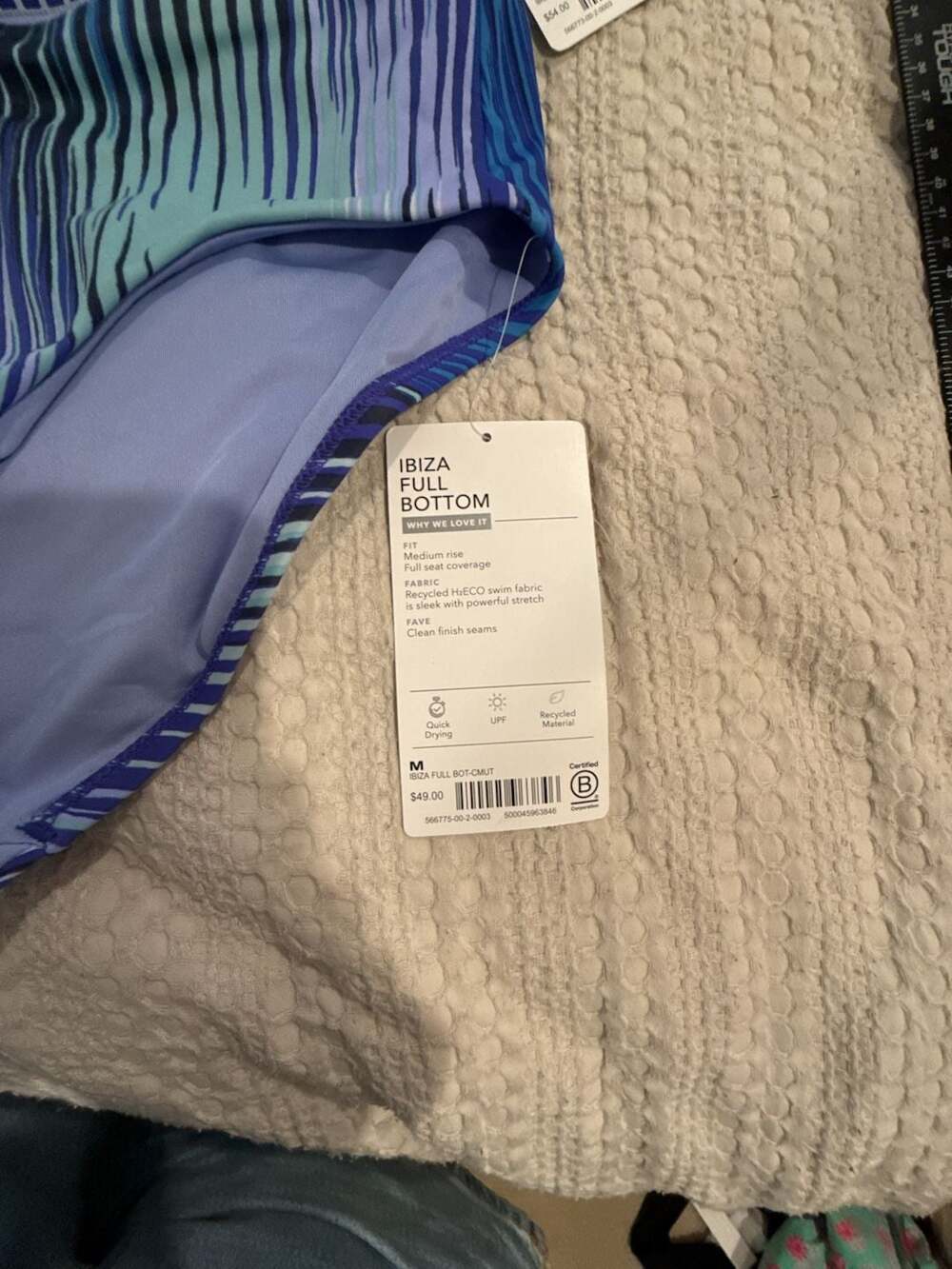 Athleta Ibiza Convertible Bikini Top and Full Bottom Set - Picture 4 of 6